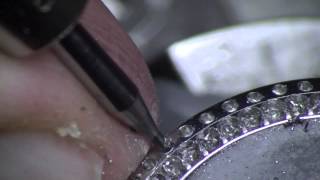 JURA Stone Setting. Watch bezel (Stainless Steel) Part1. Preparing for setting