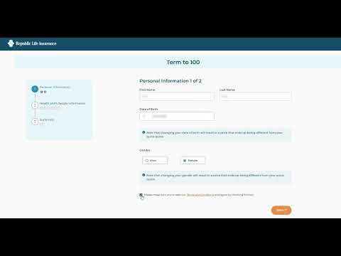 Completing the health and Lifestyle Questionnaire
