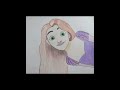 Drawing of Rapunzel | How to draw Rapunzel | Rapunzel drawing