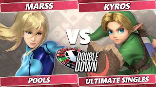 Double Down 2022 - Marss (ZSS) Vs. Kyros (Young Link) SSBU Smash Ultimate Tournament