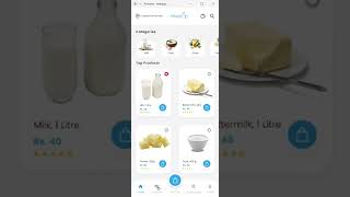 Milk | Milk Delivery  App UI Design | Adobe XD Design | Sample File Purchase Link in Description screenshot 4