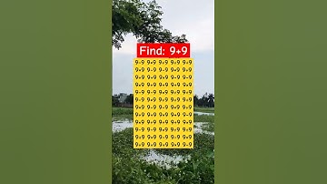 Find 9+9 Math IQ test #puzzle #find #quiz #finding #challenge #brainteaser #iqtest #ytshorts