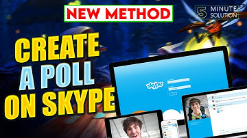 How to create a poll on Skype 2024