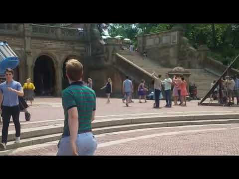 FILMING MOVIE ISN'T ROMANTIC Featuring Rebel Wilson CENTRAL PARK NYC (excerpts some of the scenes)