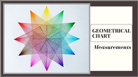 How To Draw Geometrical Chart || Geometric Pattern || Easy || Measurements