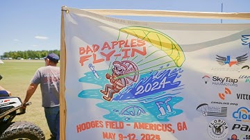 Going to the largest Paramotor fly-in in North America (BAD APPLES 2024)