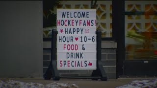 Fans flood into downtown St. Paul for boys state hockey tournament