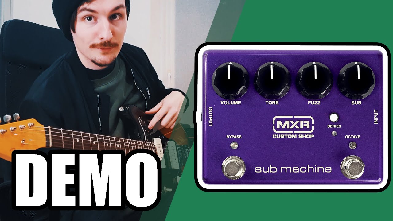 MXR Sub Machine Octave Fuzz démo - YouTube