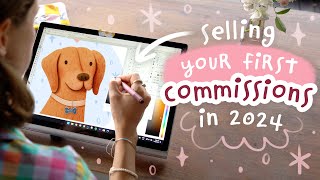 6 Steps To Selling Your First Art Commissions This Year + Pricing Advice