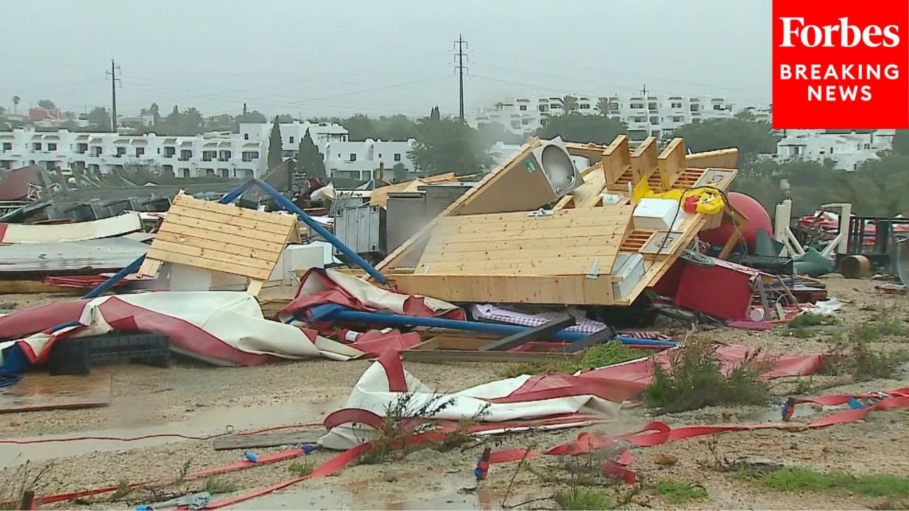 Storm Claudia Kicks Up Tornado, Leaves Portugal Cluttered With Debris And Destruction