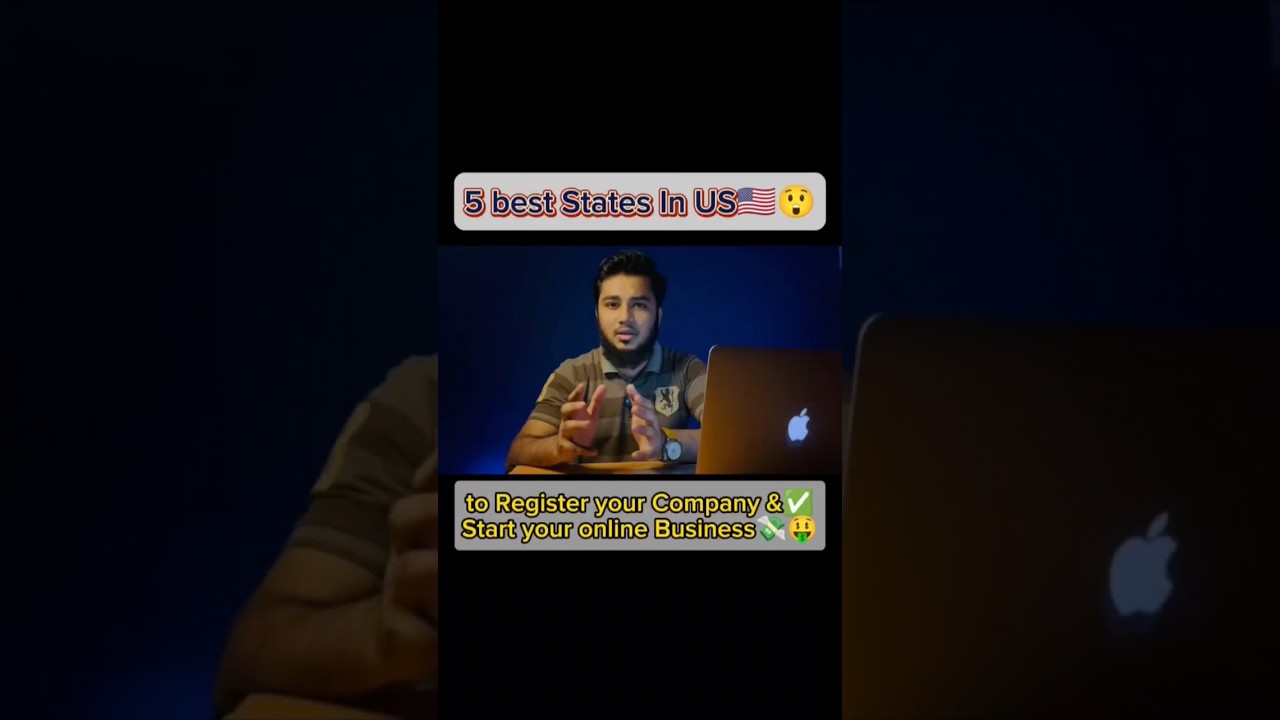 5 best States In US🇺🇲 to Register your Company & Start your online Business🤩 