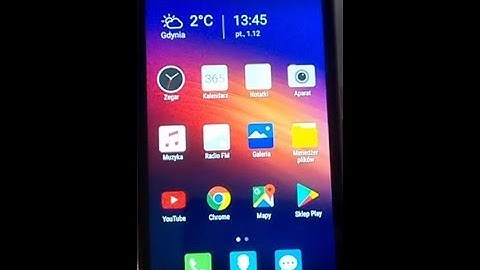 TP-Link Neffos Y5 - menu i aplikacje