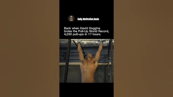 In 2013, David Goggins finally broke the Guinness World Record for pull-ups. #goggins #motivation