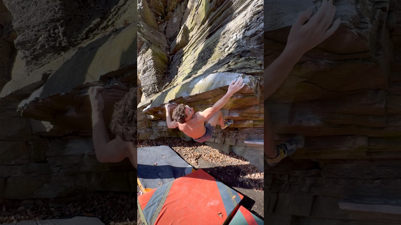 Süßer Senf 7C+, Buchenschluchten Dach, Avalonia