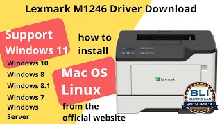 Lexmark M1246 Driver Download and Setup Windows 11 Windows 10, Mac 13, Mac 12