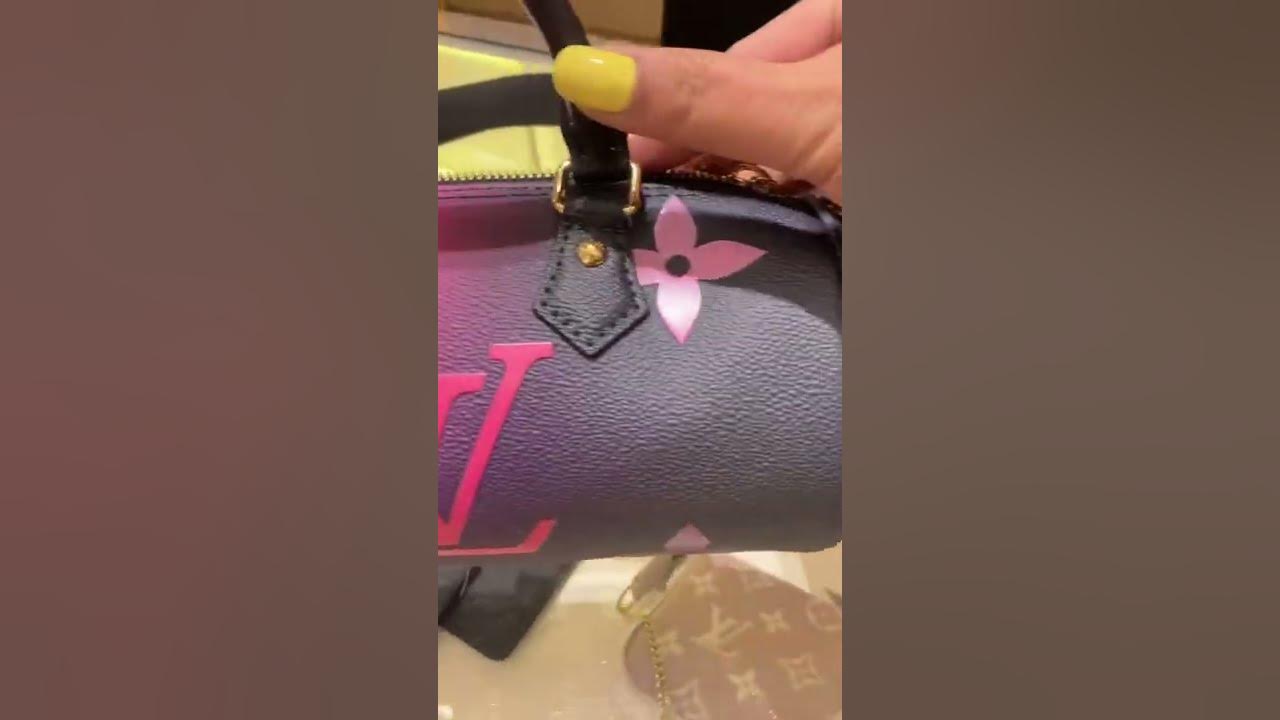 Louis Vuitton Papillon BB Midnight Fuschia Unboxing and What In my Bag 