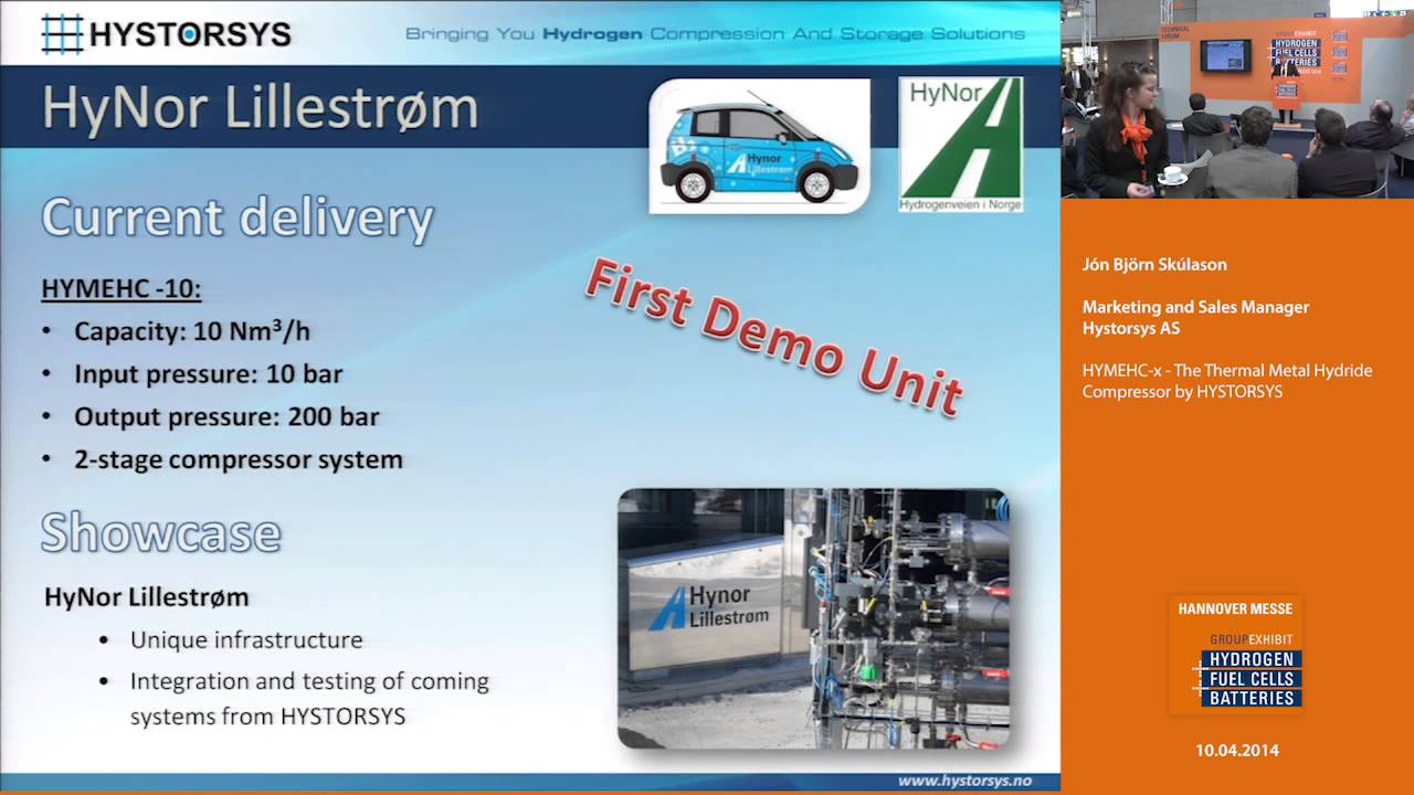 HYMEHC-x - The Thermal Metal Hydride Compressor by HYSTORSYS