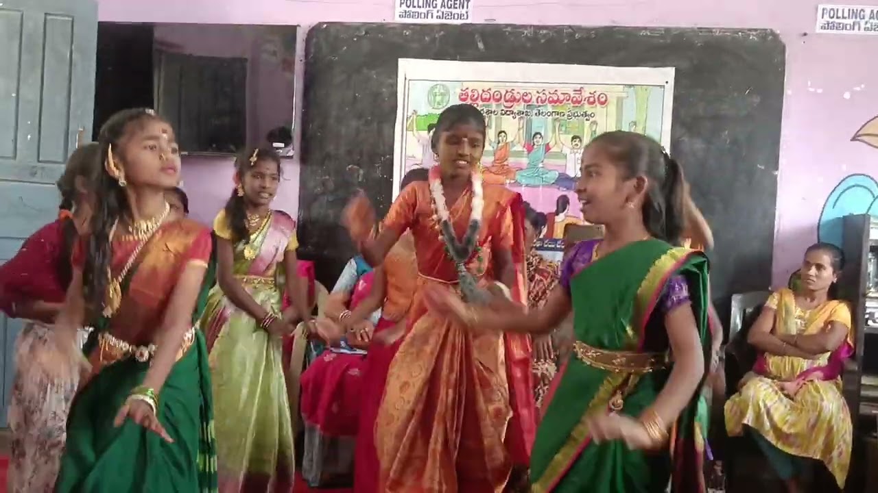 రావు తల్లి రావు తల్లి డాన్స్ performance @ MPPS KAMSAN PALLY 