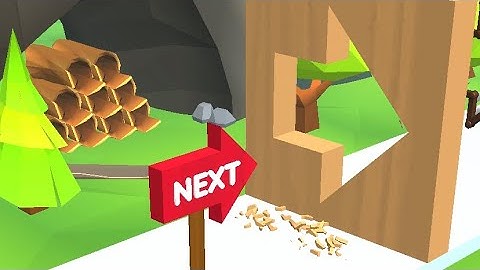 Wood cutter: Crafting Gameplay l All Levels Gameplay (part  2 ) ios/Android Games