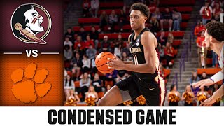 Florida State vs. Clemson Condensed Game | 2022-23 ACC Men’s Basketball