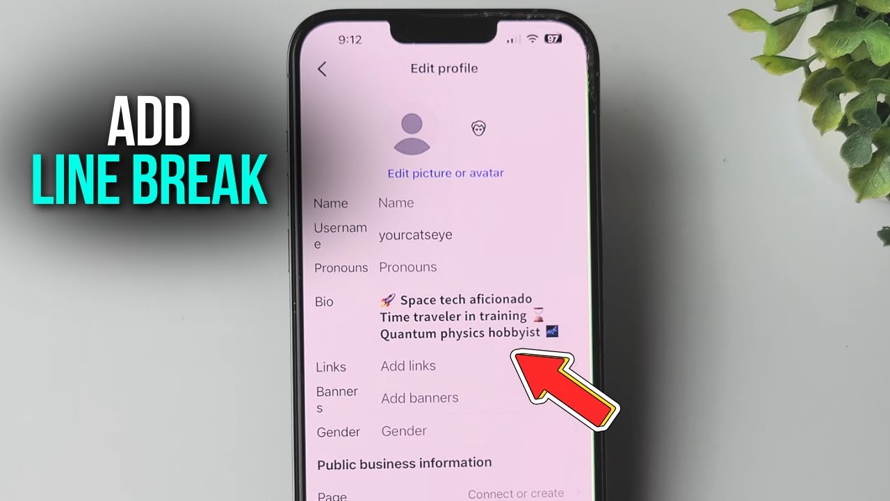 How to Add Bio with Line Breaks in Instagram - YouTube