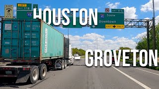 Houston to Groveton! Drive with me on a Texas highway!