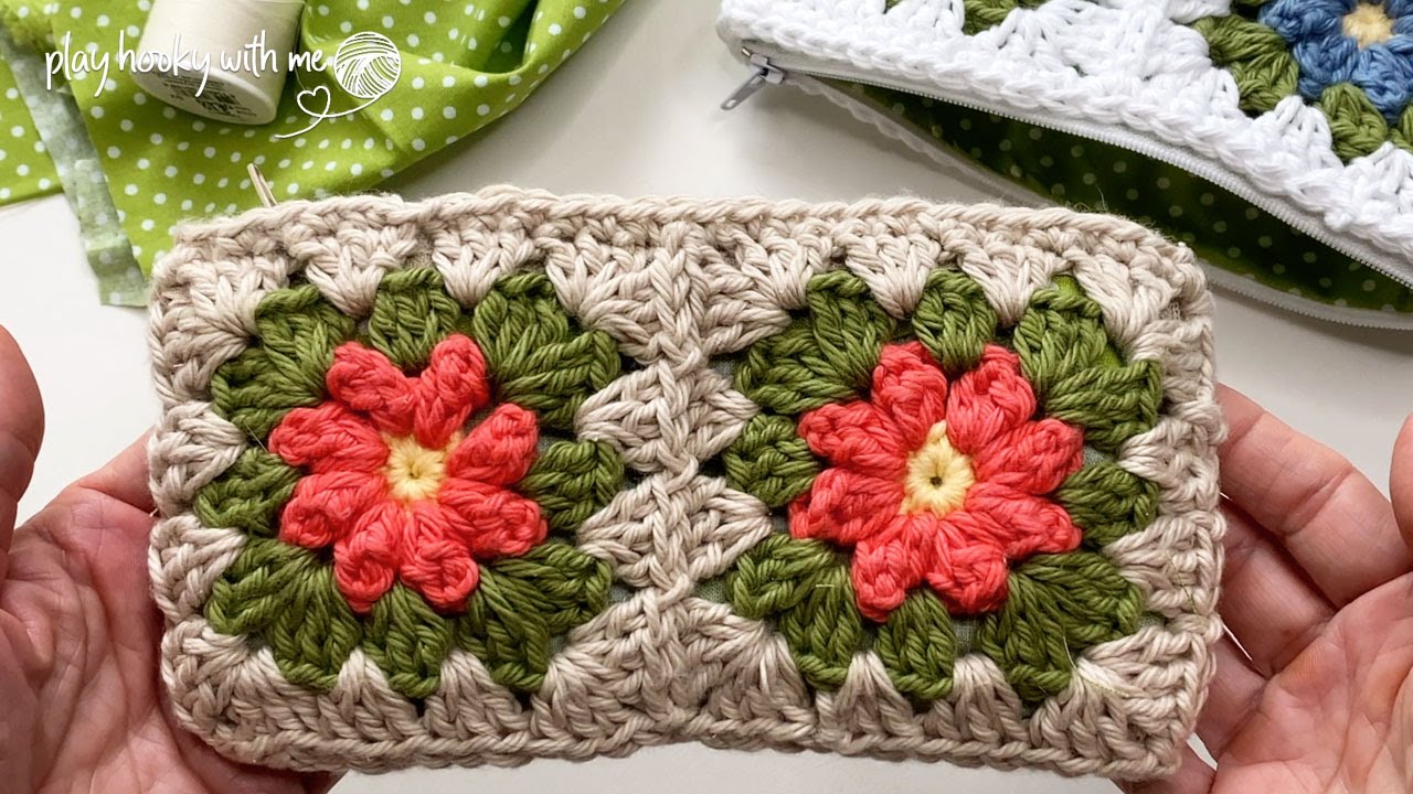 EASY Crochet Pouch with Liner and Zipper (+ NO SEW Option) 🤩