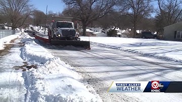 Plow crews across the Kansas City area continue clearing roads after record snow