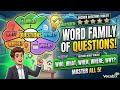 Word Family of Questions