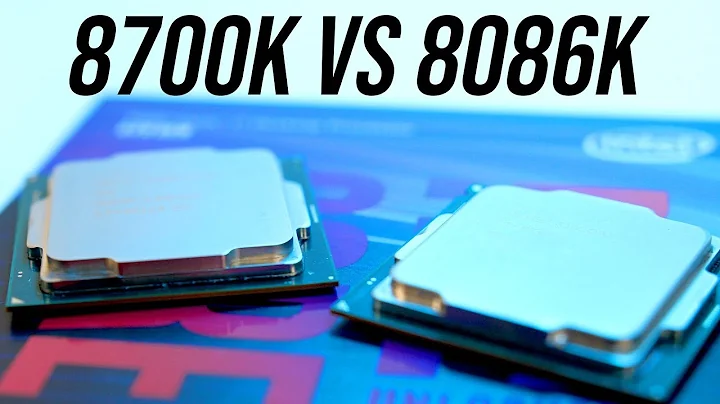 인텔 i7-8700K vs i7-8086K - 성능 비교