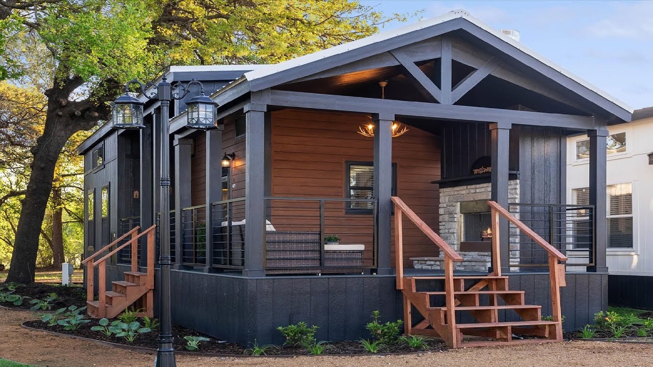 Absolutely Gorgeous Downsized Delight Park Model from Champion Homes ...