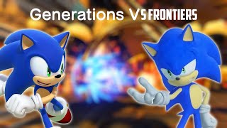 Sonic Generations Vs Frontiers Sunset Heights Speedrun