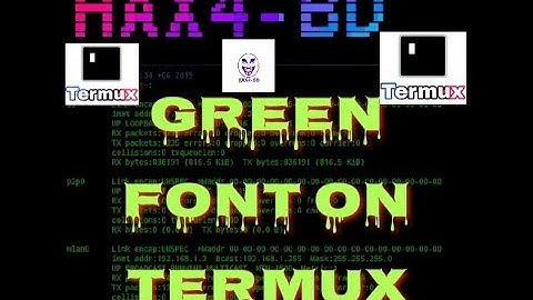How to Change "Termux Font"  into "Green Font"  and Add a Cool Shell | No Root