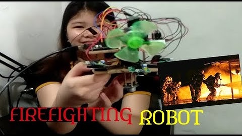 FIREFIGHTING ROBOT | ARDUINO UNO | JEANINE CAIDIE