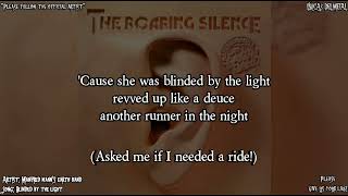 MANFRED MANN'S EARTH BAND - BLINDED BY THE LIGHT (LYRICS ON SCREEN)