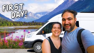 Driving from Alaska to Argentina  crossing into Alaska!