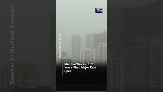 Watch: Mumbai Wakes Up To First Heavy Downpour Of The Year | #shorts