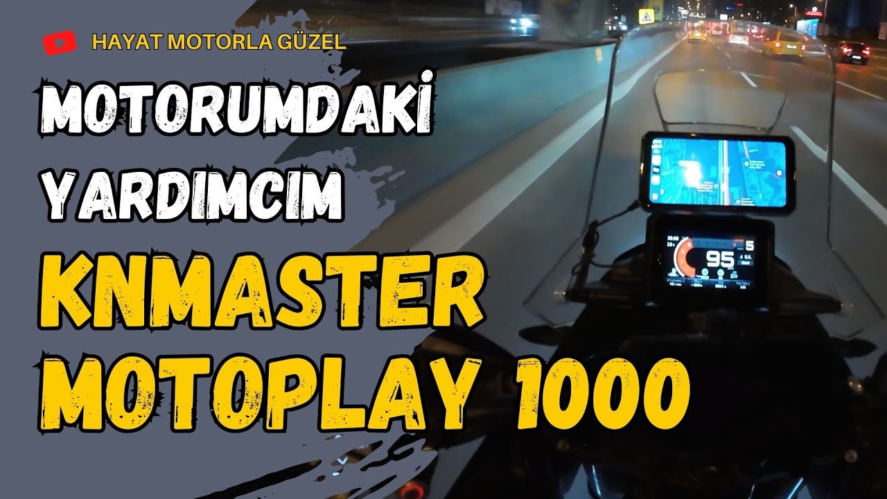 Knmaster Motoplay 1000 | Motorumda Yeni Yardımcım | Hayat Motorla Güzel