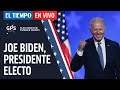 El Tiempo en vivo: Joe Biden, presidente electo de Estados Unidos