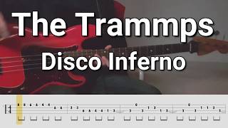 The Trammps - Disco Inferno (Bass Cover) Tabs chords