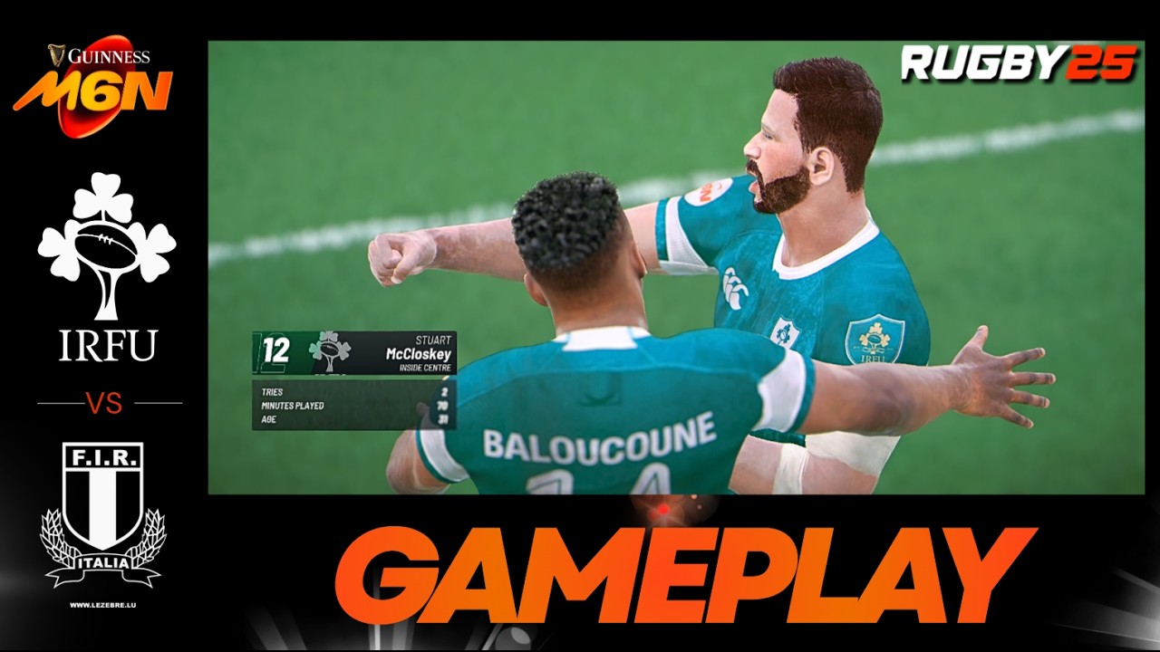 Rugby 25 | Ireland vs Italy | The 2026 Guinness Men's Six Nations - YouTube