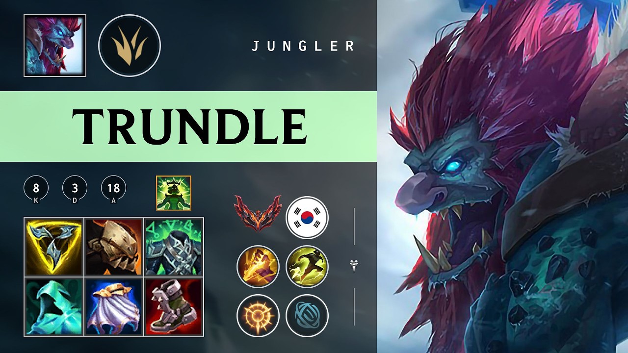 Trundle Jungle vs Rek'Sai - KR Grandmaster Patch 26.04