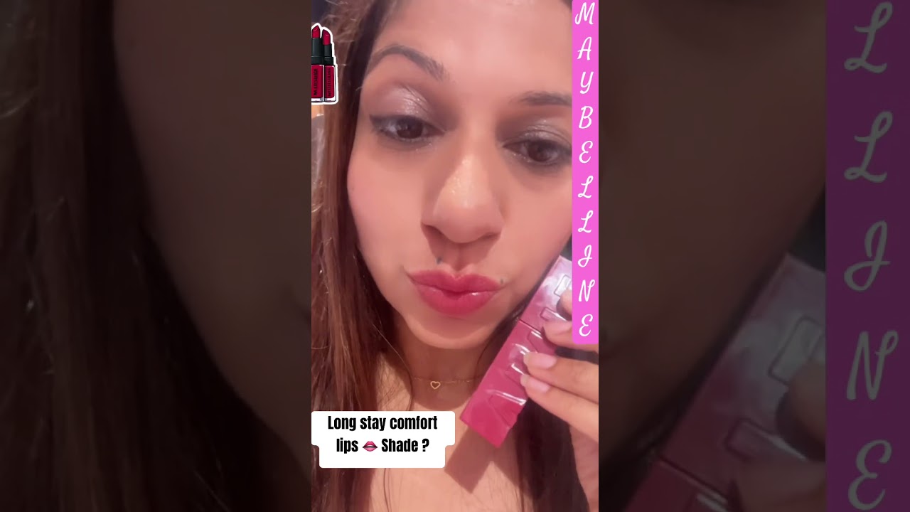 Shiny lips - 0 Smudge 😳💄Maybelline Vinyl ink Shade 10 Lippy 