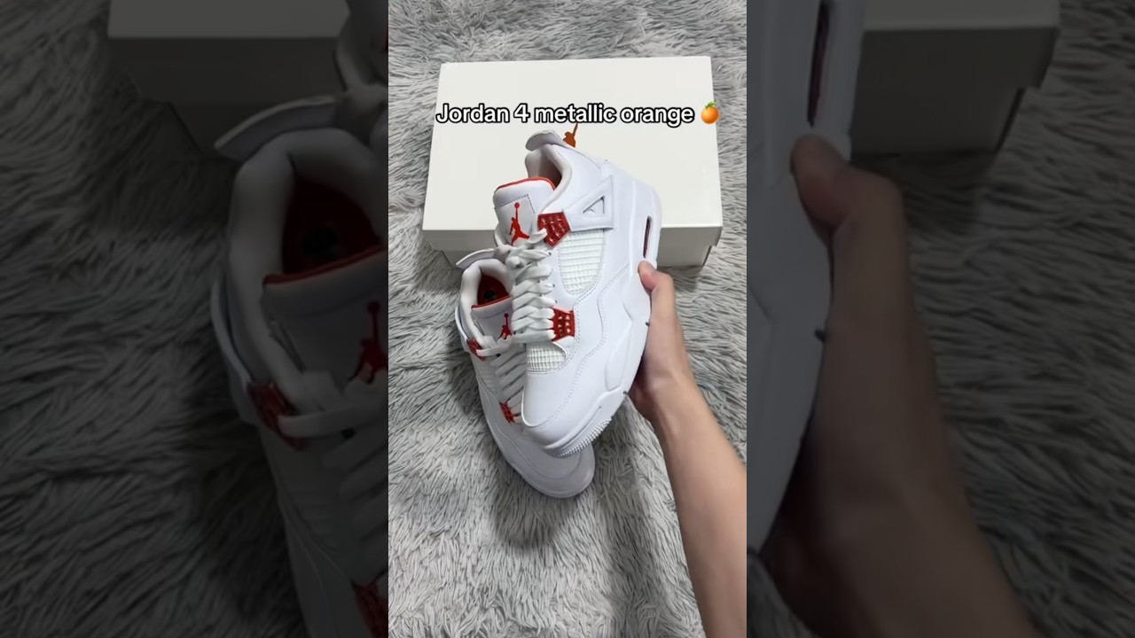 Air Jordan 4 Metallic Orange 🍊 