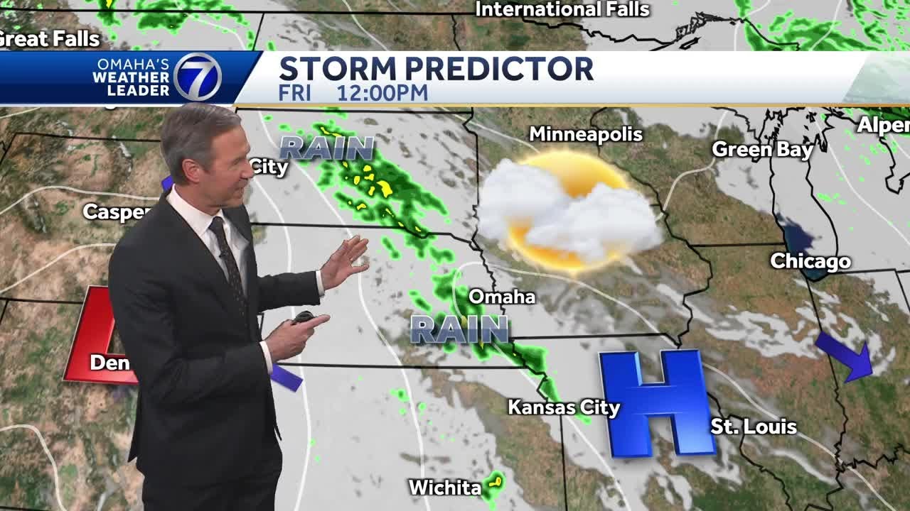 Rain chances later this week for Omaha - YouTube