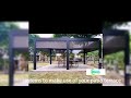 Electric Retractable Aluminum Pergola #retractablepergola #pergoladesign