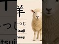 The Kanji for Animal #japan