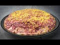 Schichtsalat mit Lachs – klassisches Schuba Rezept | Einfach, cremig & so lecker