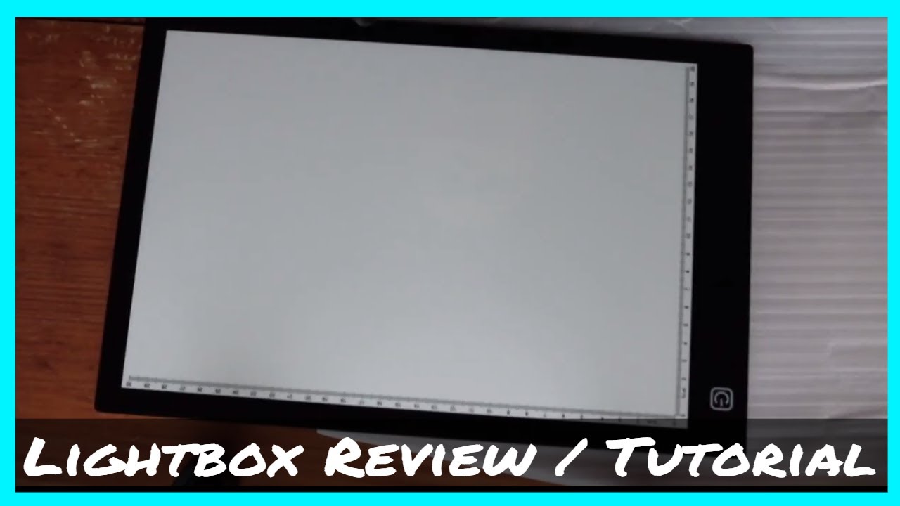 Cheap LED Lightbox / Lightpad Review & Tutorial - YouTube