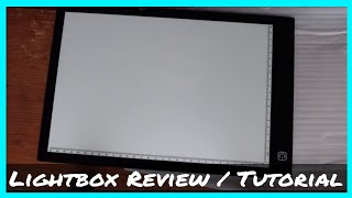 How to Use a Light Pad or Light Box + Huion Light Pad Demo and Review 